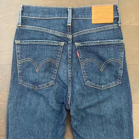 Levi's Mile High Super Skinny Jean in Dark Indigo - Picture 8 of 12